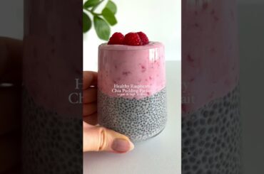 Day 5 of Making Healthy Desserts: Raspberry Chia Pudding Parfait #healthydessert #healthyrecipes