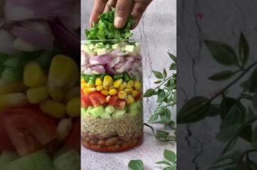 Quick & Instant Healthy Red Kidney Beans Millets Salad Recipe #bestforfitnessfreaks#