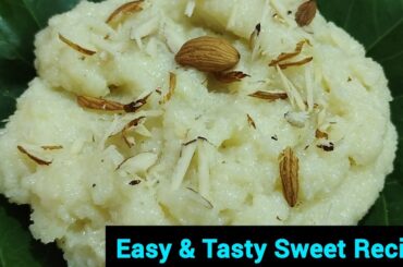 Healthy Sweet Recipe/Easy Milk Sweet Recipe/Evening Snack Recipe