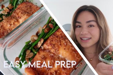 MEAL PREP WITH ME | My Go-To Easy + Healthy Salmon