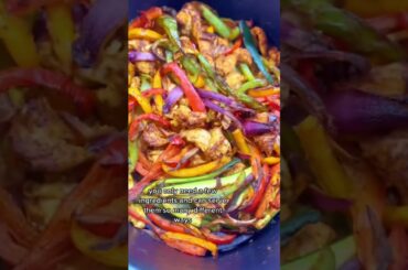 10 Minute Air Fryer Fajitas #healthyrecipes #easyrecipe #chickenrecipe #yum #lowcarb #healthy #food