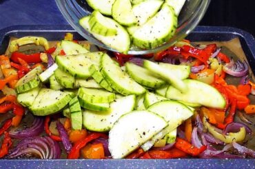 Few know this zucchini recipe! Easy veg dinner! A simple recipe that will surprise everyone!