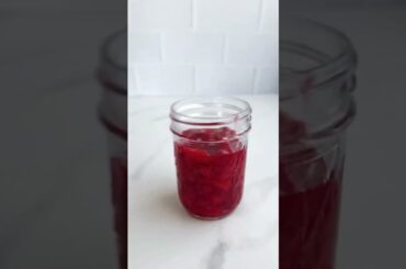 Easy Strawberry Compote #glutenfree #shortsfood #dairyfreerecipes #veganfood #healthyrecipes