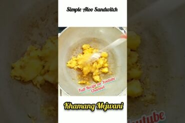 Aloo Sandwich Recipe #khamangmejwani #ytshorts #shorts #sandwich #teatimesnacks #teatime #aloorecipe