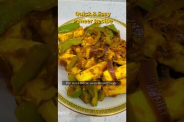 Quick & Easy Paneer Recipe #shortvideo #weightloss #diabetes #health #shorts #youtubeshorts  #dinner