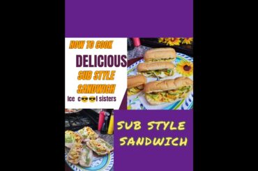 How to make Sub Style Sandwich|veg delight|Sandwich #youtubeshorts #viralshorts #healthylifestyle