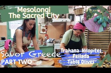 Homemade Greek pasta, Hilopites, Trahana... easy healthy recipes from Oregano village s1e4p2