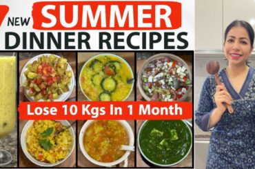 7 Dinner Recipes For Fast Weight Loss In Summers | Healthy Dinner Recipes In Hindi | Fat to Fab
