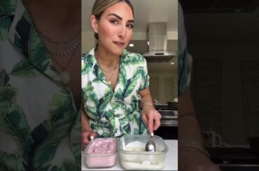 Strawberry Shortcake for Breakfast!?! Yum! #healthyrecipes #mcflurry #healthydessert #shorts