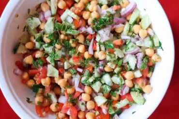 Healthy Breakfast Recipe | Chickpea Salad | Protein Salad | Chana salad
