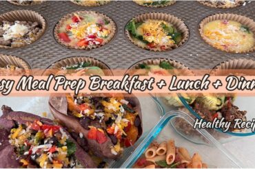 EASY MEAL PREPPING| Healthy Recipes | Cook with Me