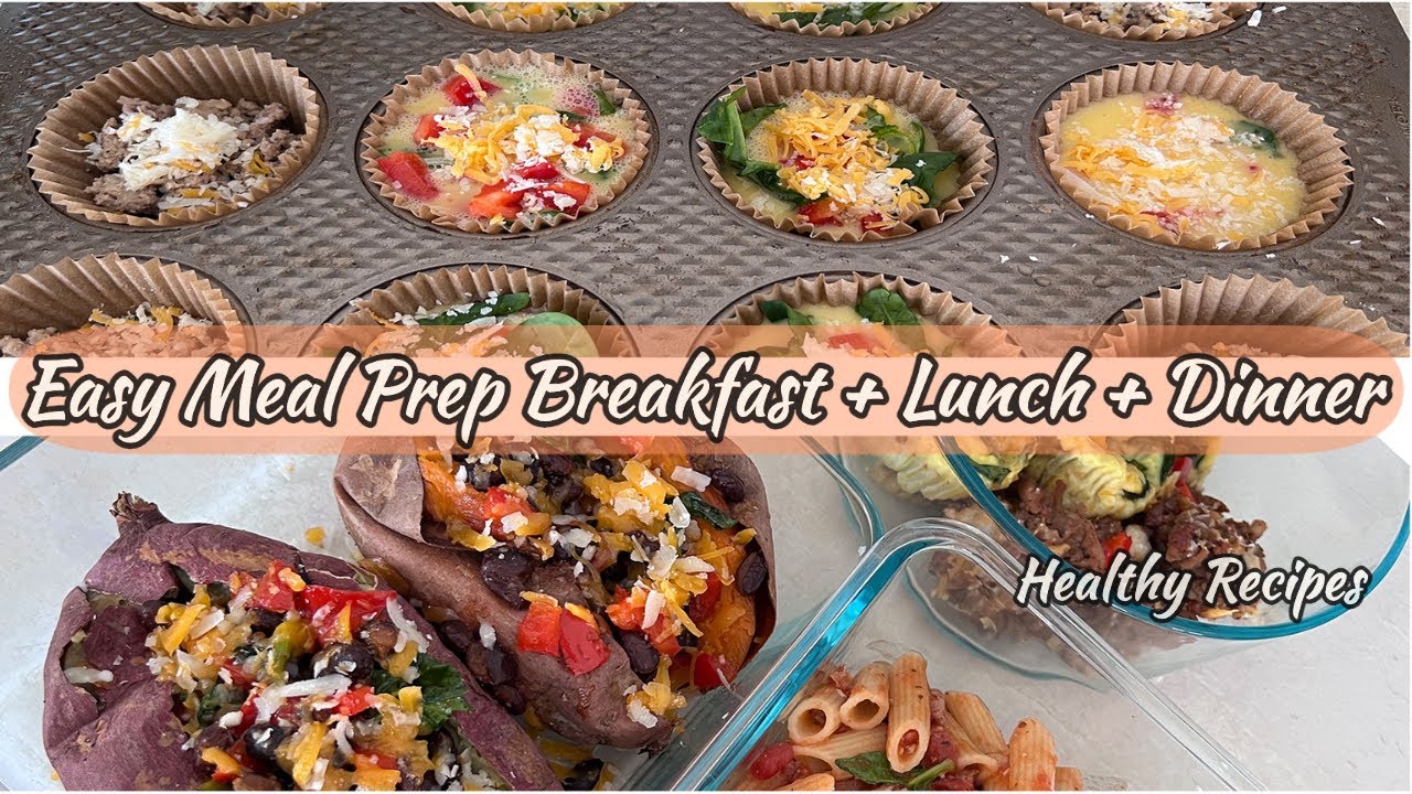 EASY MEAL PREPPING| Healthy Recipes | Cook with Me EASY MEAL PREPPING| Healthy Recipes | Cook with Me