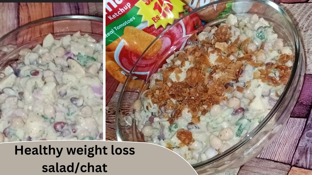 Healthy weight loss salad/chat | ideal Healthy meal for weight loss. #letstry #weightloss #recipe Healthy weight loss salad/chat | ideal Healthy meal for weight loss. #letstry #weightloss #recipe