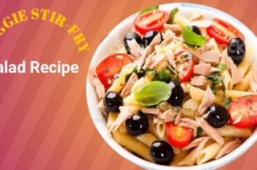 Protein salad Recipe || Healthy veg stir fry salad for weight loss