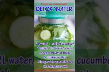 Detox Water Recipes For Fast Weight Loss  | Infused Water To Lose Belly Fat |@herbalhome9731