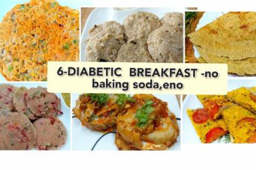 6 Healthy breakfast ideas for diabetics and weight loss | Protein breakfast recipes| Diabetic nasta