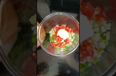 Quick & Healthy Salad Recipe | Vegetable Salad #shorts #youtubeshorts
