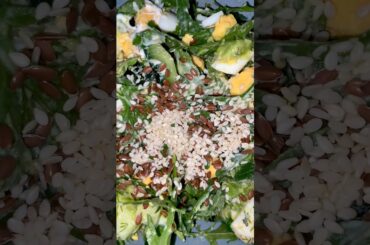 This green salad helped me to lose weight! I lost 8 kg in a month! Diet dinner recipe! #weightloss