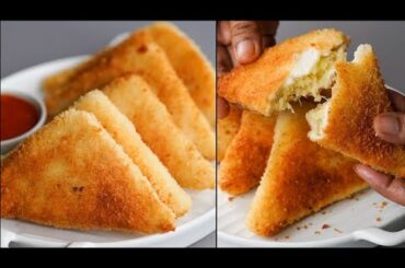 Crunchy and Healthy breakfast recipe|| Potato Bread Snacks ||Aloo Bread Sandwich|| Zee food