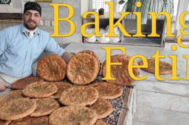How to Make Authentic Iranian Fetir - A Delicious Flatbread You Need to Try! | #bakingbread #bread