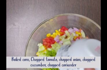 Corn Chat Recipe | corn chaat for weight loss | Dr.Sonali | Healthy Salad