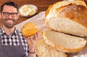 Easy Artisan Bread Recipe | No Kneading!