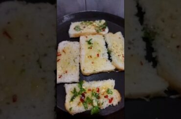 Easy Garlic bread #recipe #healthy #evening #snaks