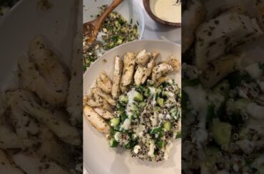 chicken quinoa power bowls! #aesthetic #mealideas #healthy #dinner