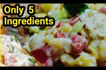 Russian Salad Recipe | Best Healthy Tasty Salad | Only 5 Ingredients | cooking in different styles
