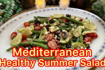 Mediterranean Healthy Summer Salad Recipe / #gulkirasoi #instantrecipe #delicious #healthy #salad