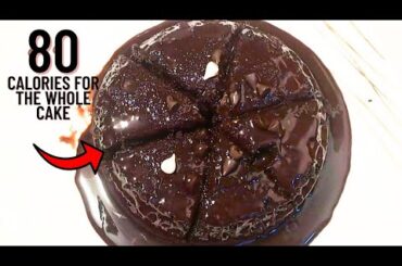 80 calories for whole chocolate cake-No Bake Low Calorie Chocolate cake recipe in 1 minute