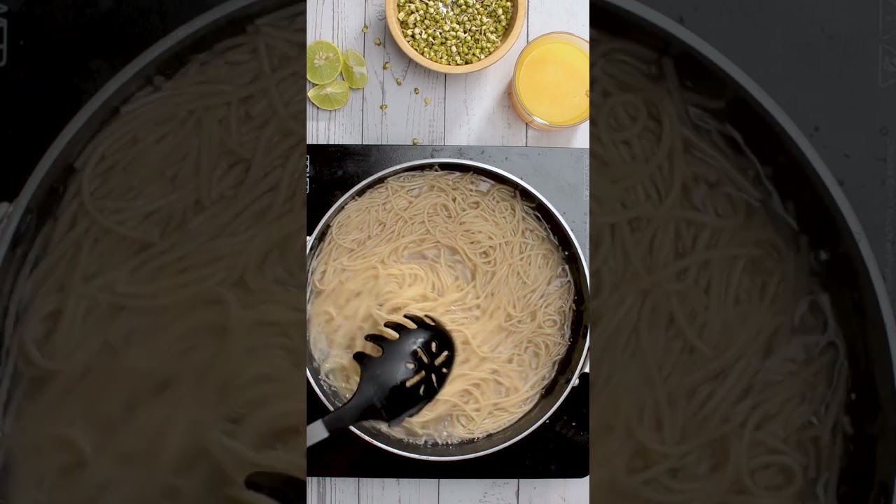 Easy and Quick Noodle Salad with Sprouts l Healthy Summer Snack Recipe Easy and Quick Noodle Salad with Sprouts l Healthy Summer Snack Recipe