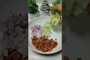 healthy salad recipe #shortsvideo #cookingvideo #saladrecipe #chickpeasrecipe