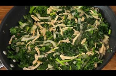 How to make this healthy Kale leaves and mushrooms - Easy Recipes