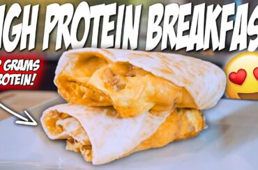 THIS EASY BREAKFAST WRAP IS A GAME CHANGER! | High Protein Breakfast Recipe!