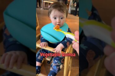 EASY & HEALTHY BABY MEAL IDEAS (8 month old) - Vegetable Quinoa #shorts