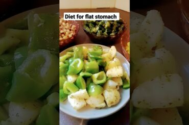Weight loss and healthy lunch for flat stomach