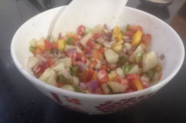 Delicious Fruit and veg Salad || Healthy Salad Recipe || Protine Salad recipe || #devandtanvivlogs