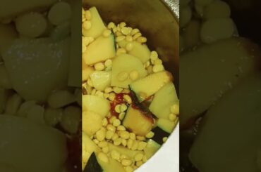 easy &quick healthy recipes alu butdali kakharu curry#homemadegarammasala#youtubeshorts#