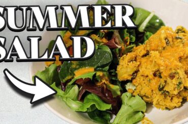 HEALTHY Red Lentil Salad (an easy salad recipe)