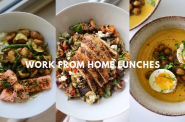 LUNCH RECIPES // WORK FROM HOME & ON THE GO