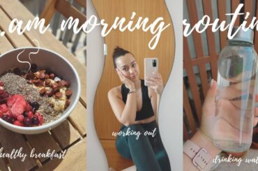 8.am morning routine- working out, healthy recipes, productivity