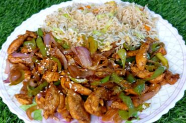 Chicken Chilli Dry With Fried Rice| Restaurant Style | Recipe By YummFood | Quick And Easy Recipe