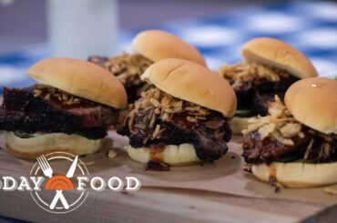 BBQ brisket sandwiches with homemade pickles: Get the recipe!