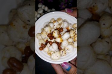 Makhana nd peanut healthy recipe#Shorts @Ride it Jay Sean