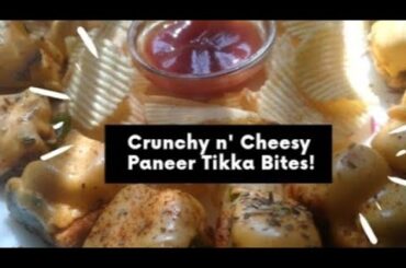 Instant & Quick Party Snacks recipe | Paneer Snacks | Healthy Snacks