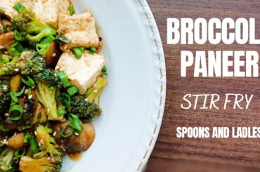 Broccoli Paneer stir fry | Broccoli Paneer salad | Healthy salad