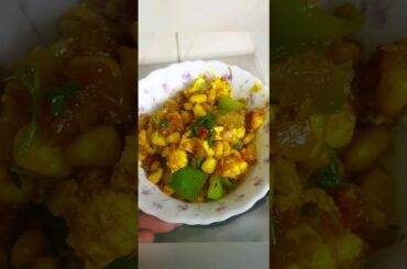 Healthy Paneer Corn Capsicum Sabji Recipe