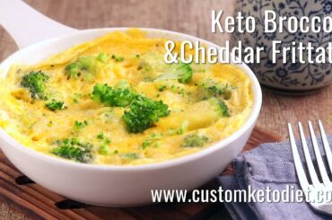 Healthy weight loss recipes -Keto Broccoli and Cheddar Frittata