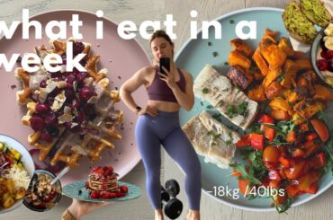 WHAT I EAT IN A WEEK to lose weight| summer shredding meals| healthy low calorie meal ideas
